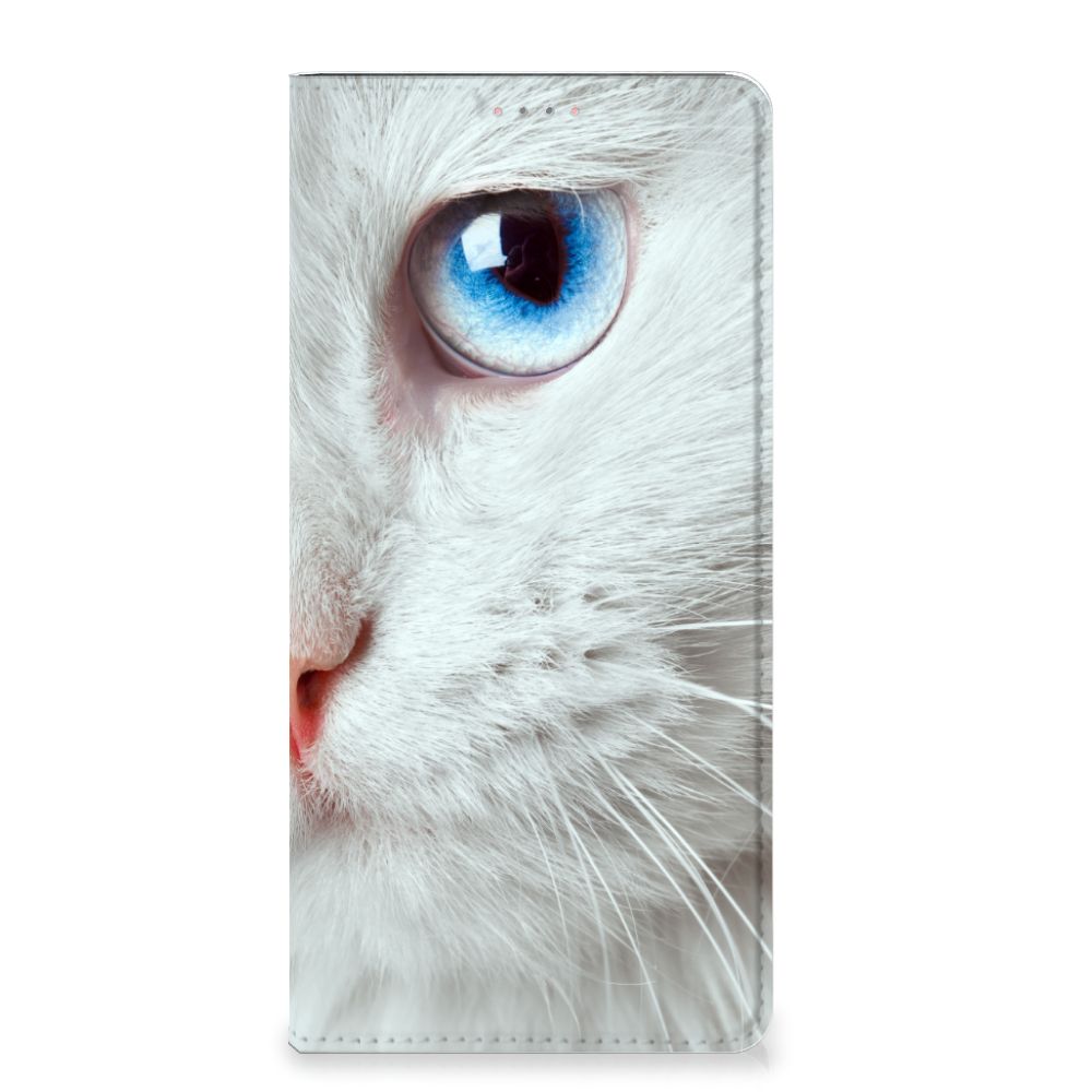 Samsung Galaxy A13 (4G) Hoesje maken Witte Kat