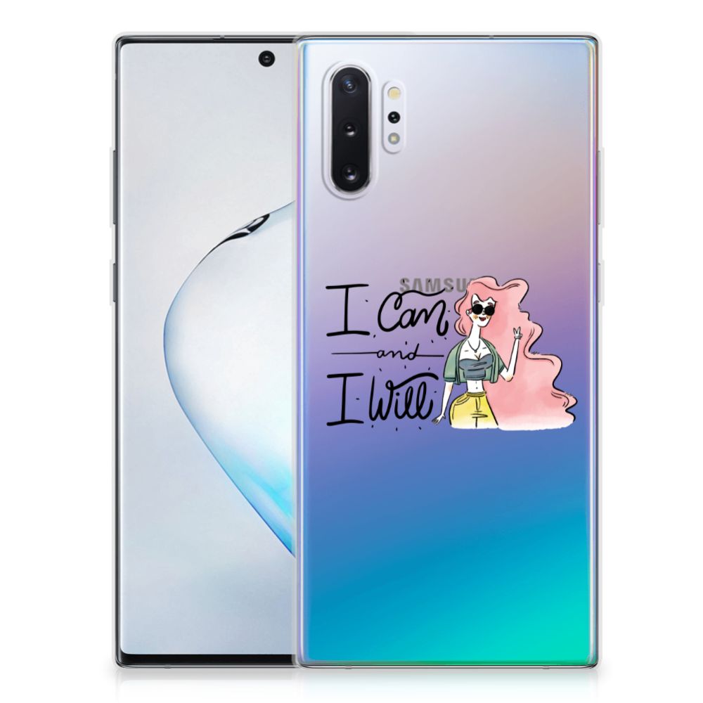 Samsung Galaxy Note 10 Plus Telefoonhoesje met Naam i Can