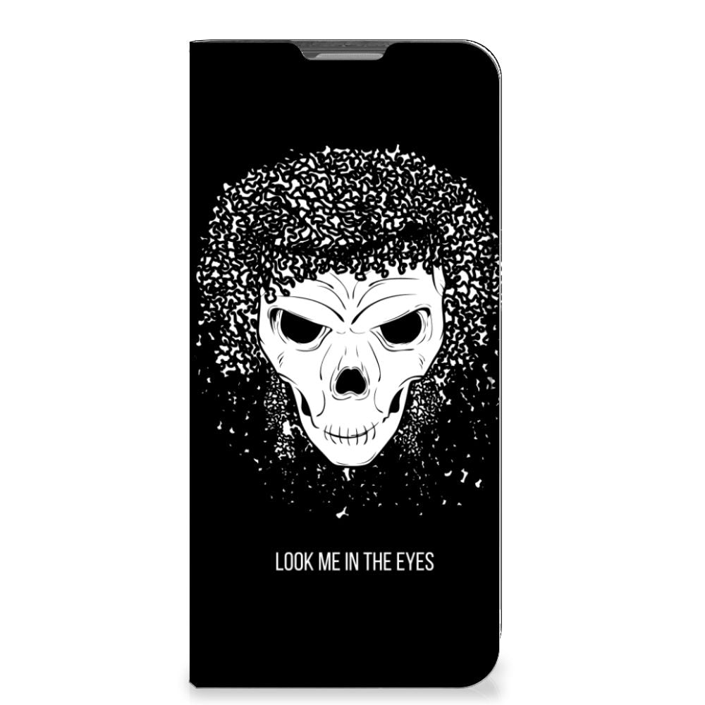 Mobiel BookCase OPPO Reno8 Lite Skull Hair - B2C Telecom