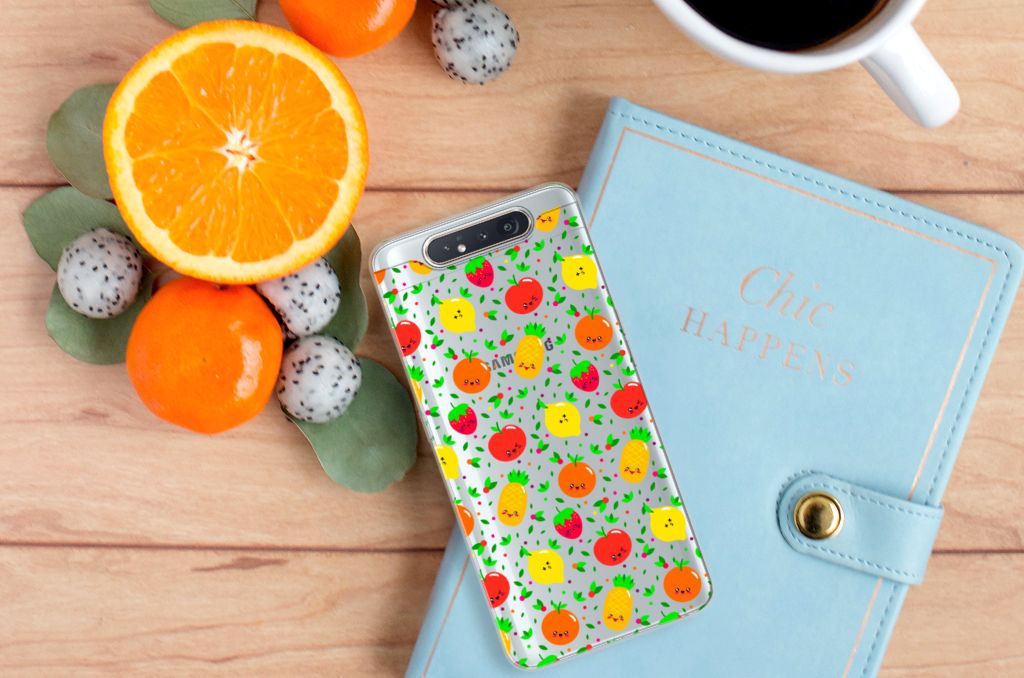 Samsung Galaxy A80 Siliconen Case Fruits
