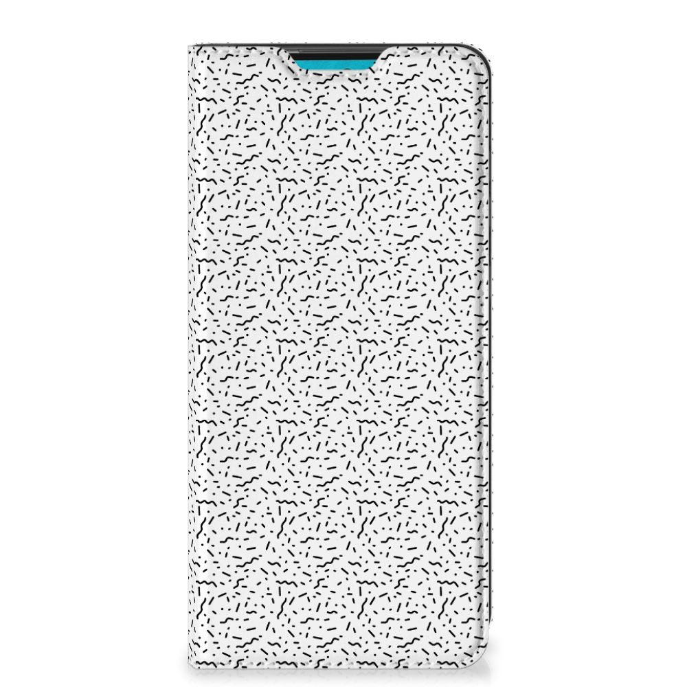 Samsung Galaxy A73 Hoesje met Magneet Stripes Dots - B2C Telecom