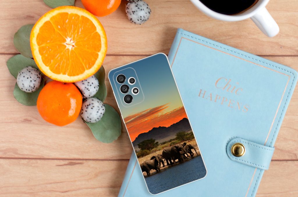 Samsung Galaxy A73 5G TPU Hoesje Olifanten B2C Telecom