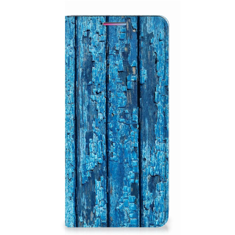 Motorola Moto G60s Book Wallet Case Wood Blue - B2C Telecom