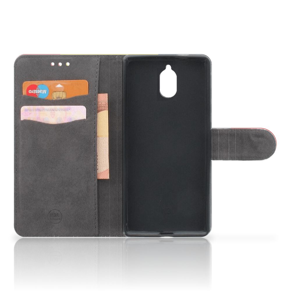 Nokia 3.1 (2018) Bookstyle Case Belgische Vlag