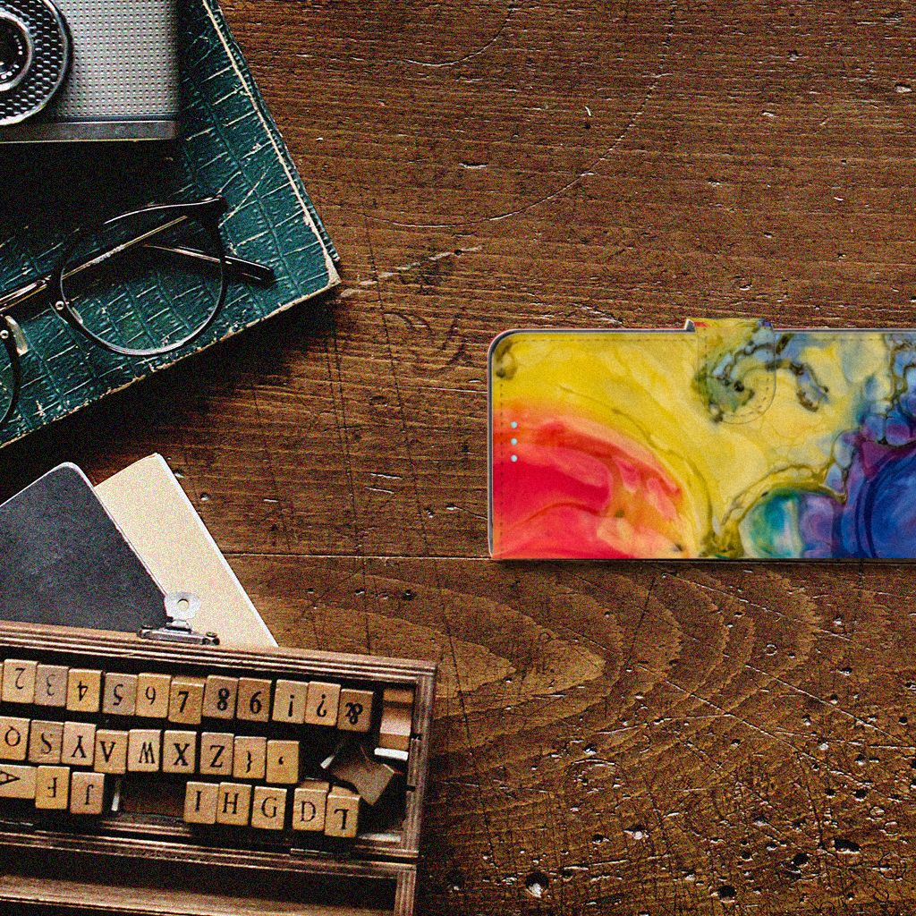 Hoesje Sony Xperia 10 III Watercolor Dark