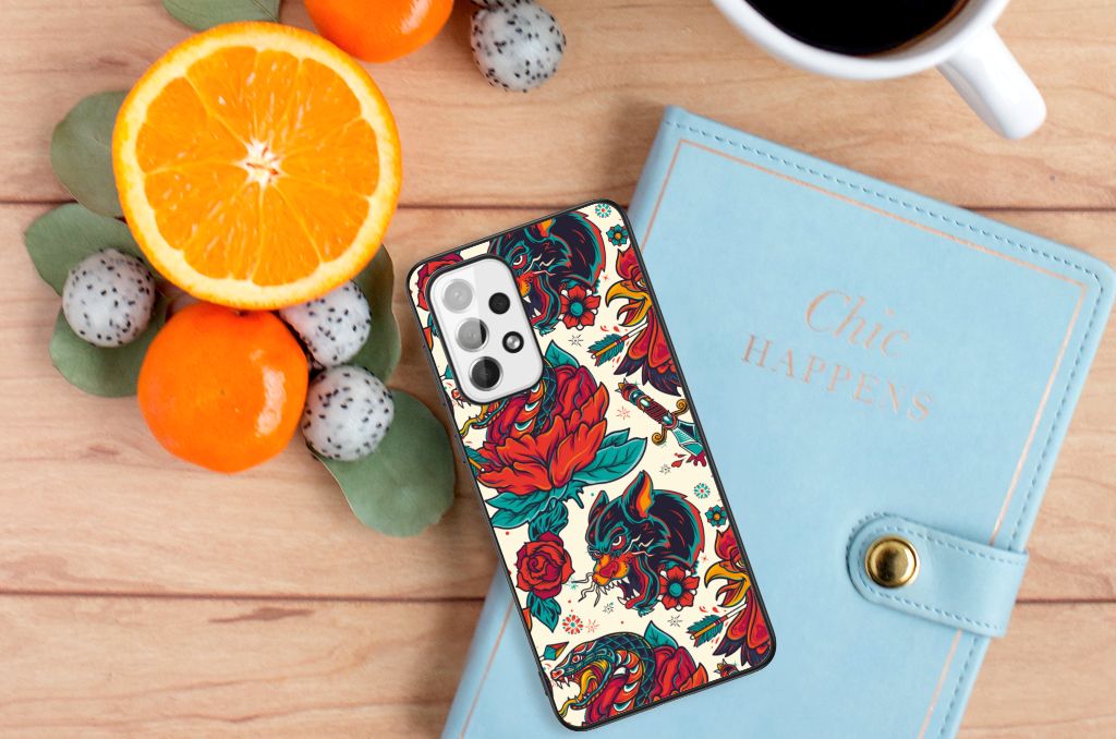 Silicone Back Case voor Samsung Galaxy A73 Old Skool B2C Telecom