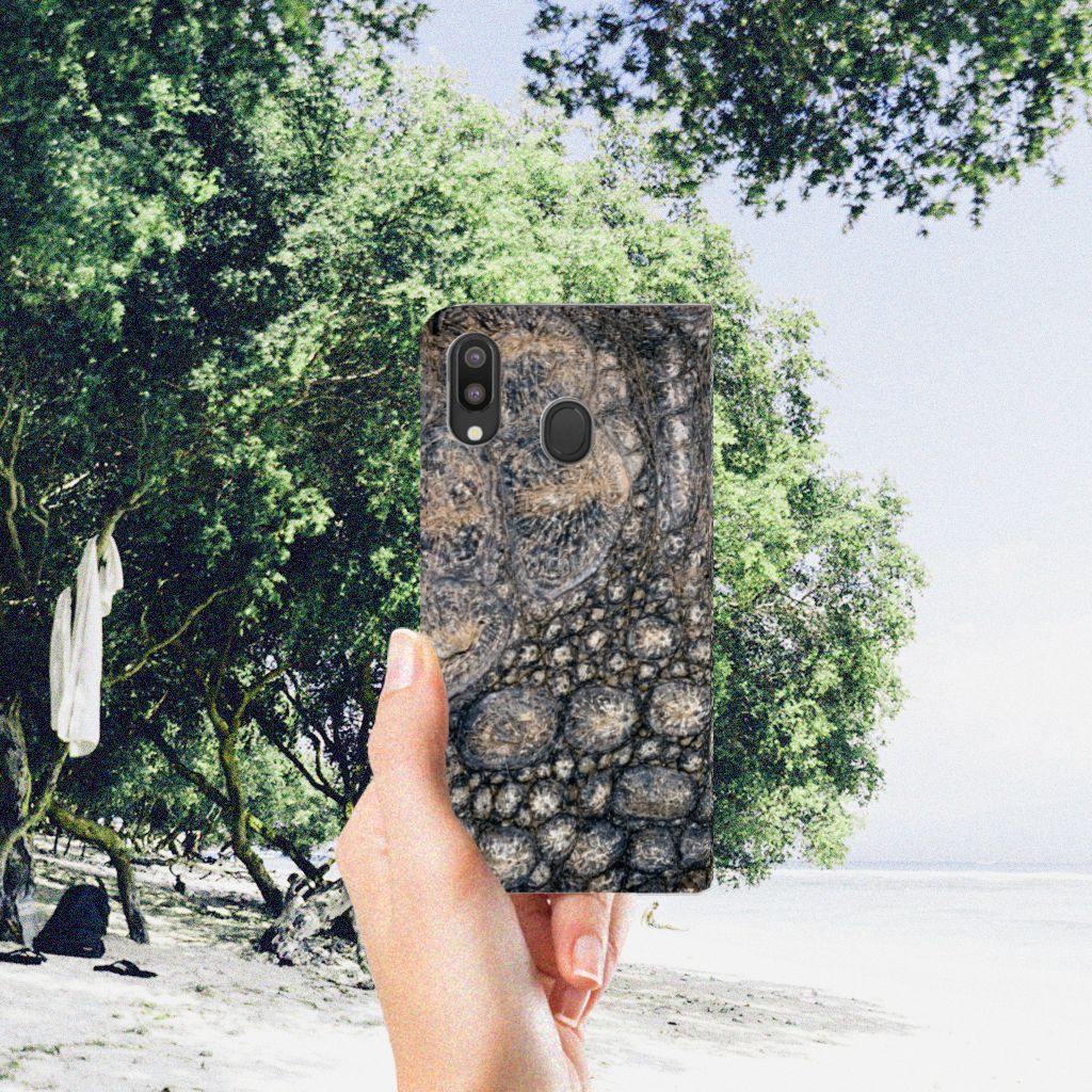 Samsung Galaxy M20 Hoesje maken Krokodillenprint