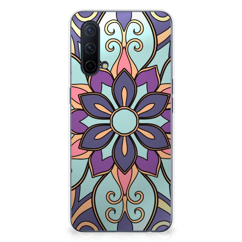 OnePlus Nord CE 5G TPU Case Purple Flower B2C Telecom