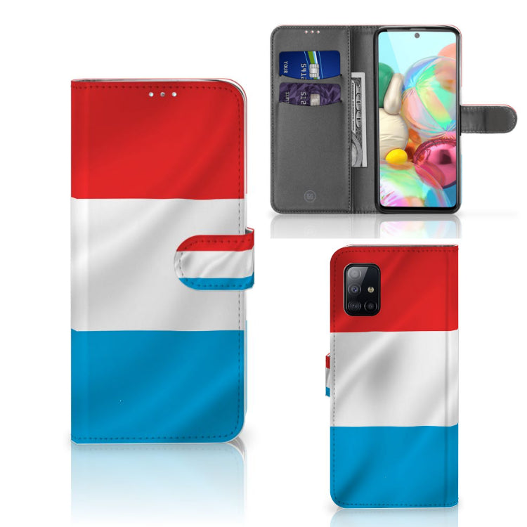 Samsung Galaxy A71 Bookstyle Case Luxemburg