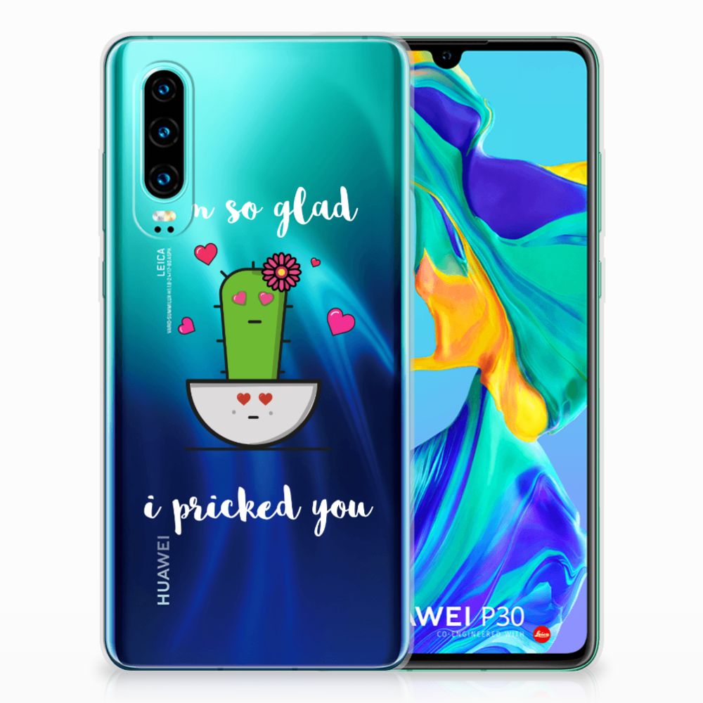 Huawei P30 Telefoonhoesje met Naam Cactus Glad