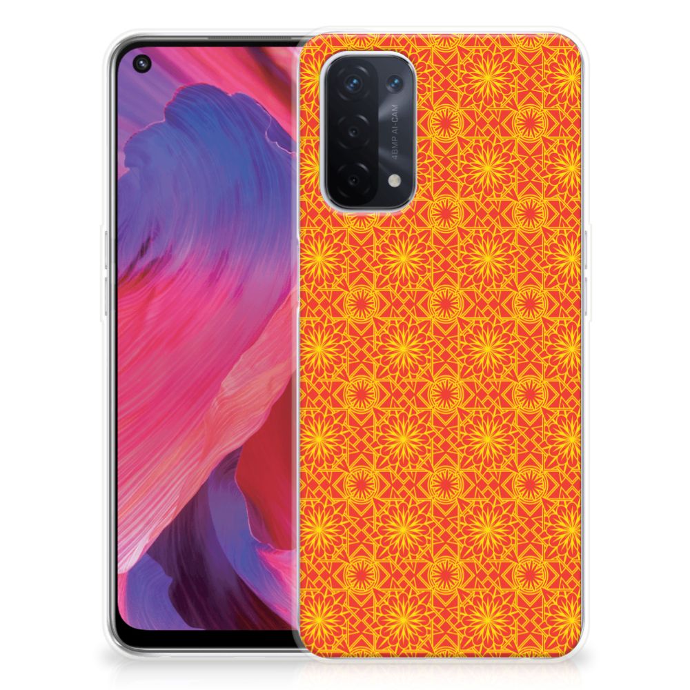 OPPO A93 5G TPU bumper Batik Oranje