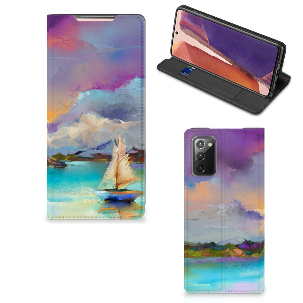 Bookcase Samsung Galaxy Note20 Boat