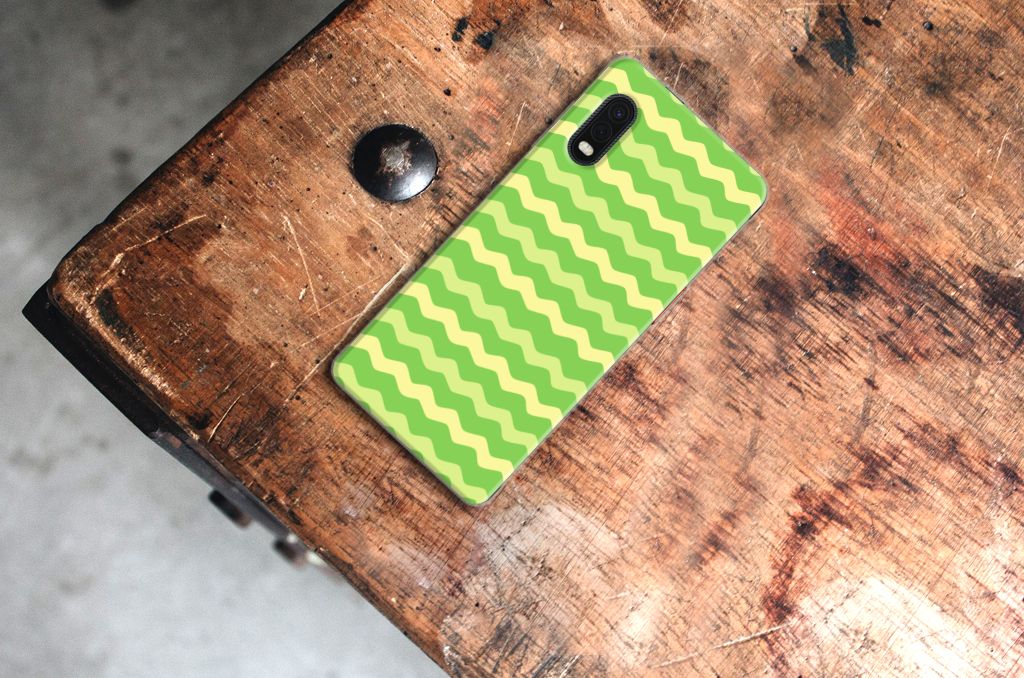 Samsung Xcover Pro TPU bumper Waves Green B2C Telecom