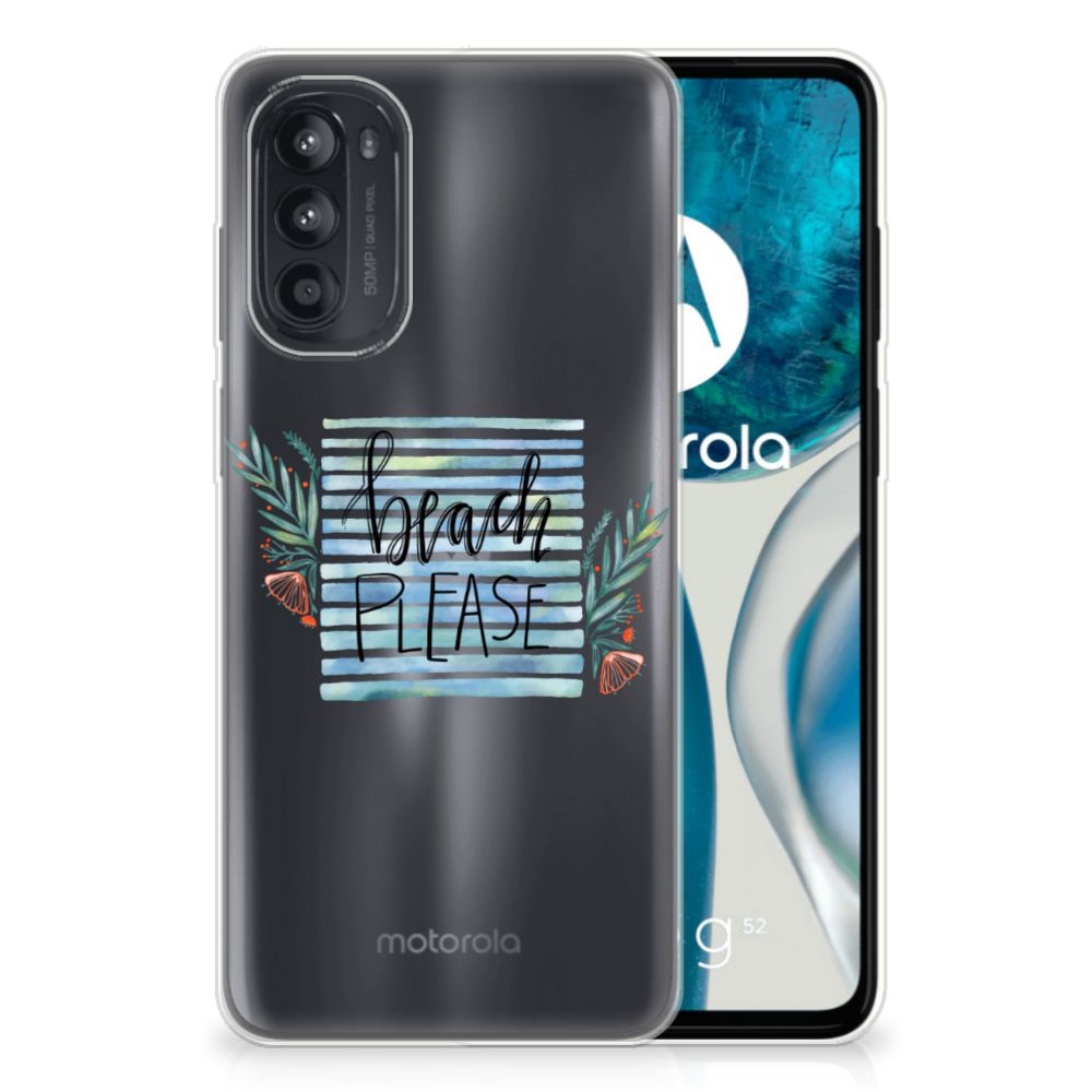 Motorola Moto G52/G82 Telefoonhoesje met Naam Boho Beach B2C Telecom