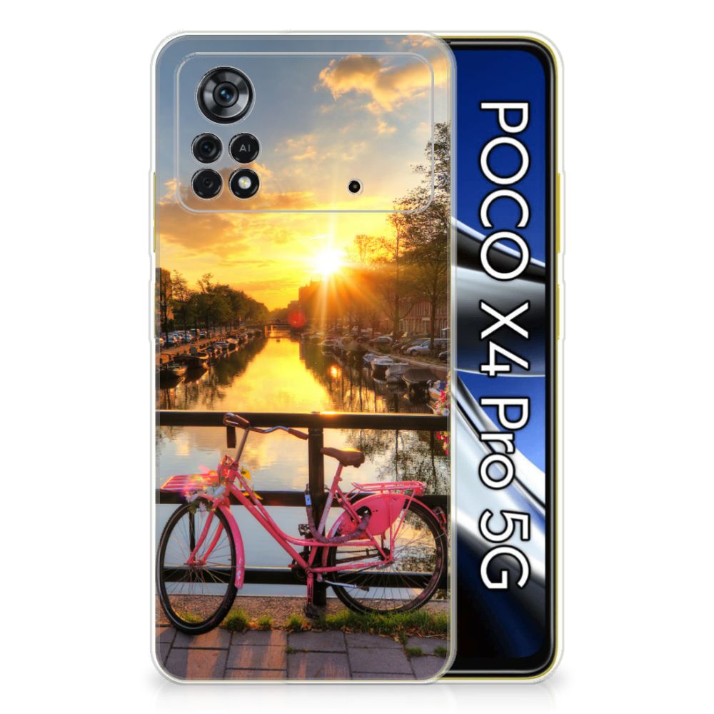 Xiaomi Poco X4 Pro 5G Siliconen Back Cover Amsterdamse Grachten B2C Telecom