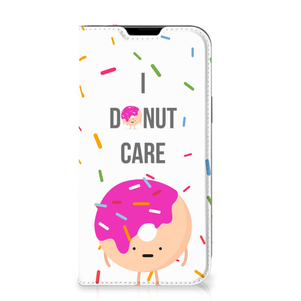 iPhone 14 Plus Flip Style Cover Donut Roze