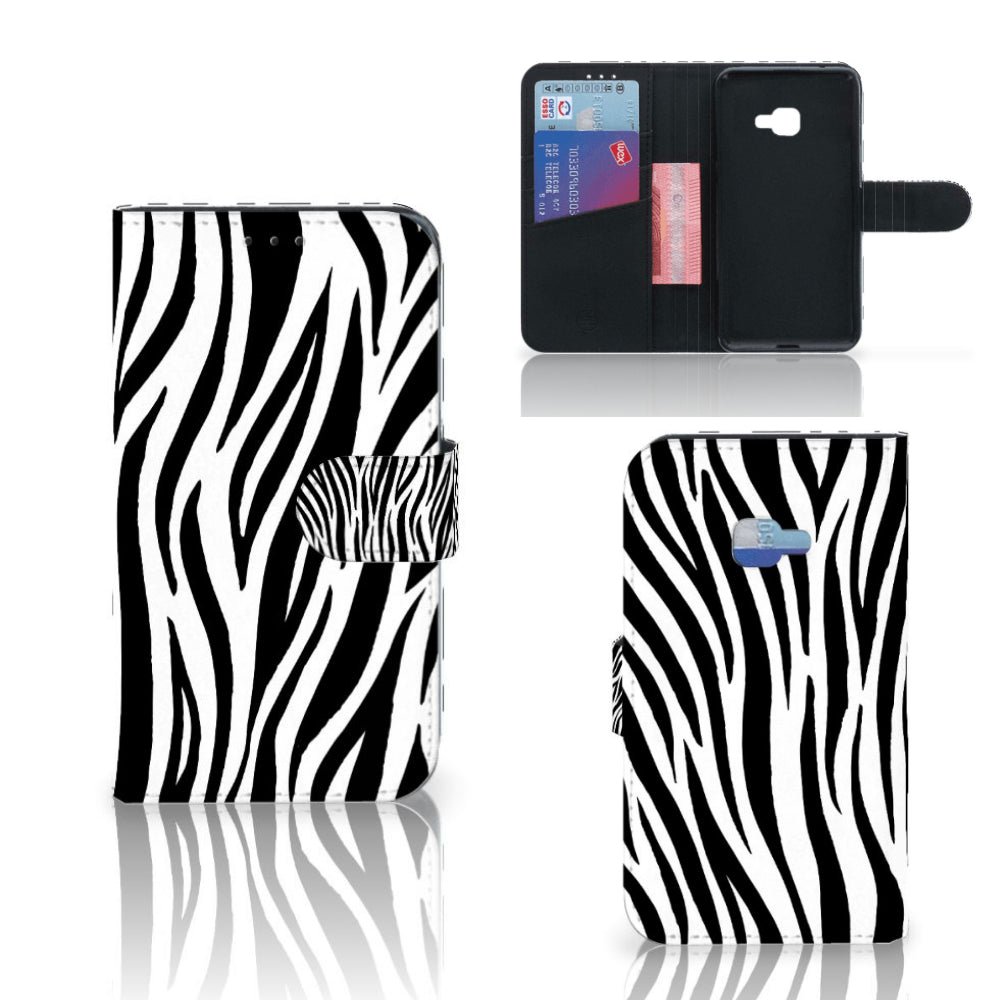 Samsung Galaxy Xcover 4 | Xcover 4s Telefoonhoesje met Pasjes Zebra