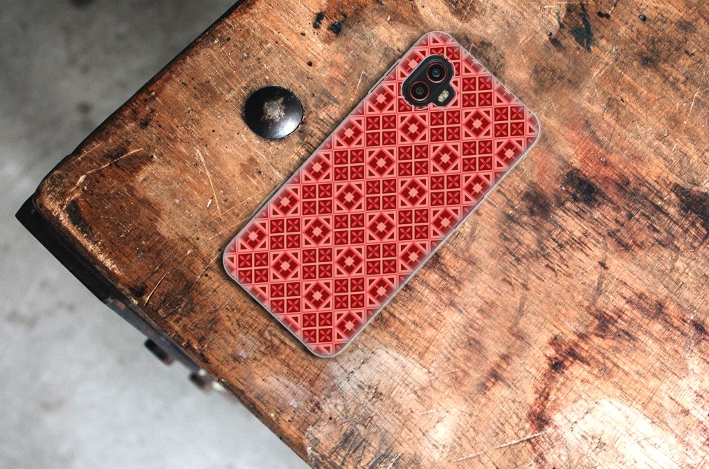 Samsung Galaxy Xcover 6 Pro TPU bumper Batik Rood B2C Telecom