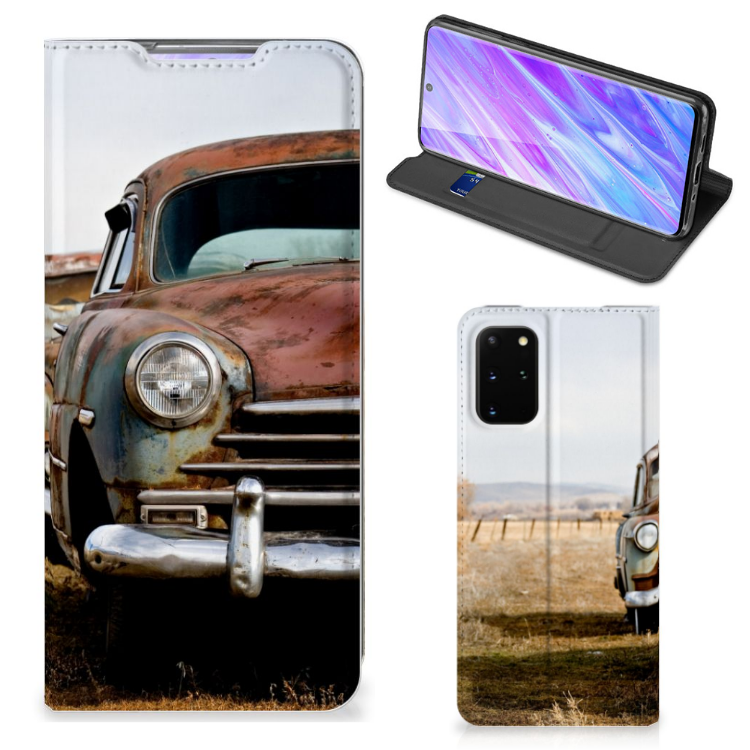 Samsung Galaxy S20 Plus Stand Case Vintage Auto - B2C Telecom