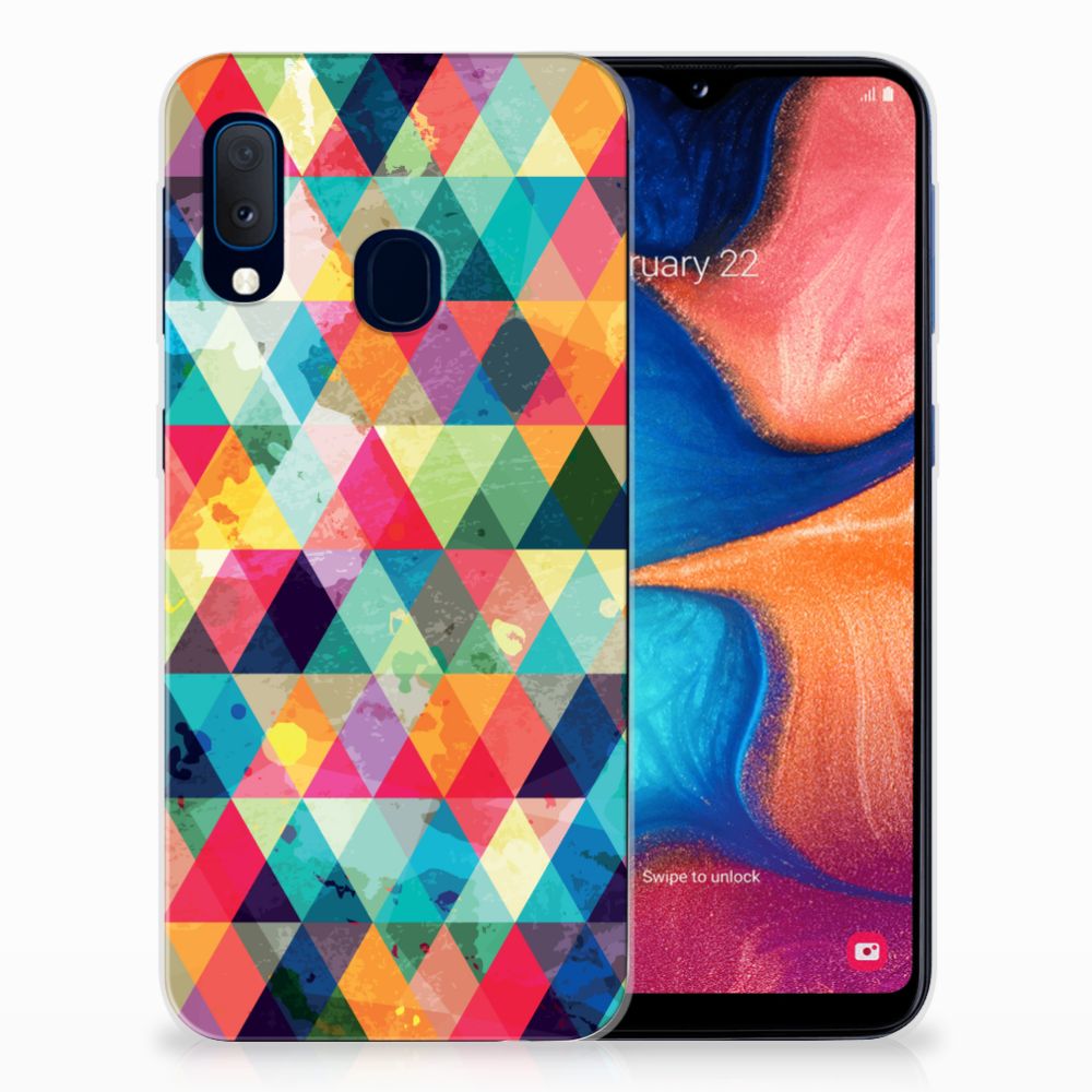 Samsung Galaxy A20e TPU bumper Geruit