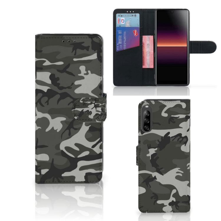 Sony Xperia L4 Telefoon Hoesje Army Light