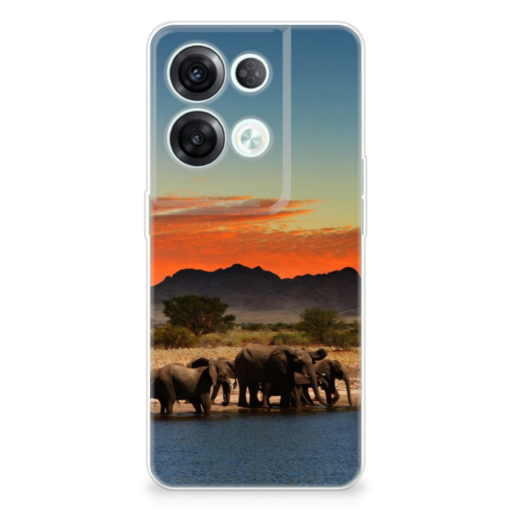 OPPO Reno8 Pro TPU Hoesje Olifanten B2C Telecom