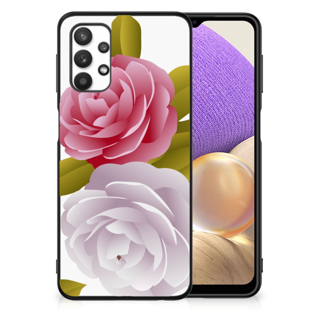 Samsung Galaxy A32 5G Bloemen Hoesje Roses B2C Telecom