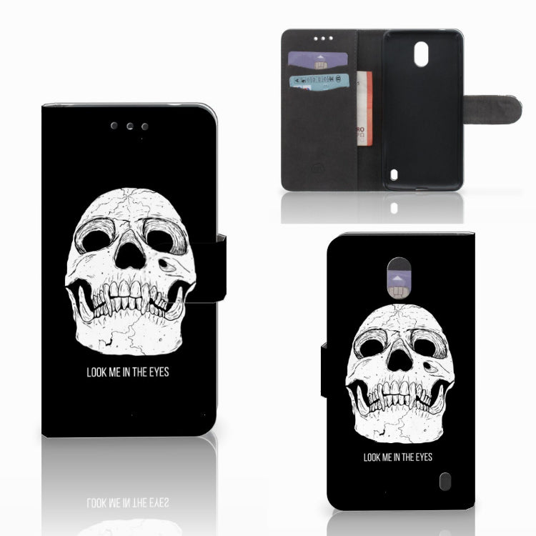 Telefoonhoesje met Naam Nokia 2 Skull Eyes