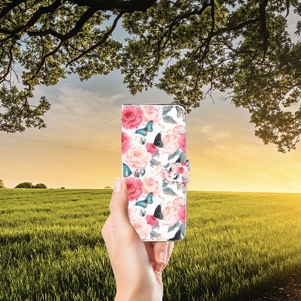 Samsung Galaxy S20 Plus Hoesje Butterfly Roses