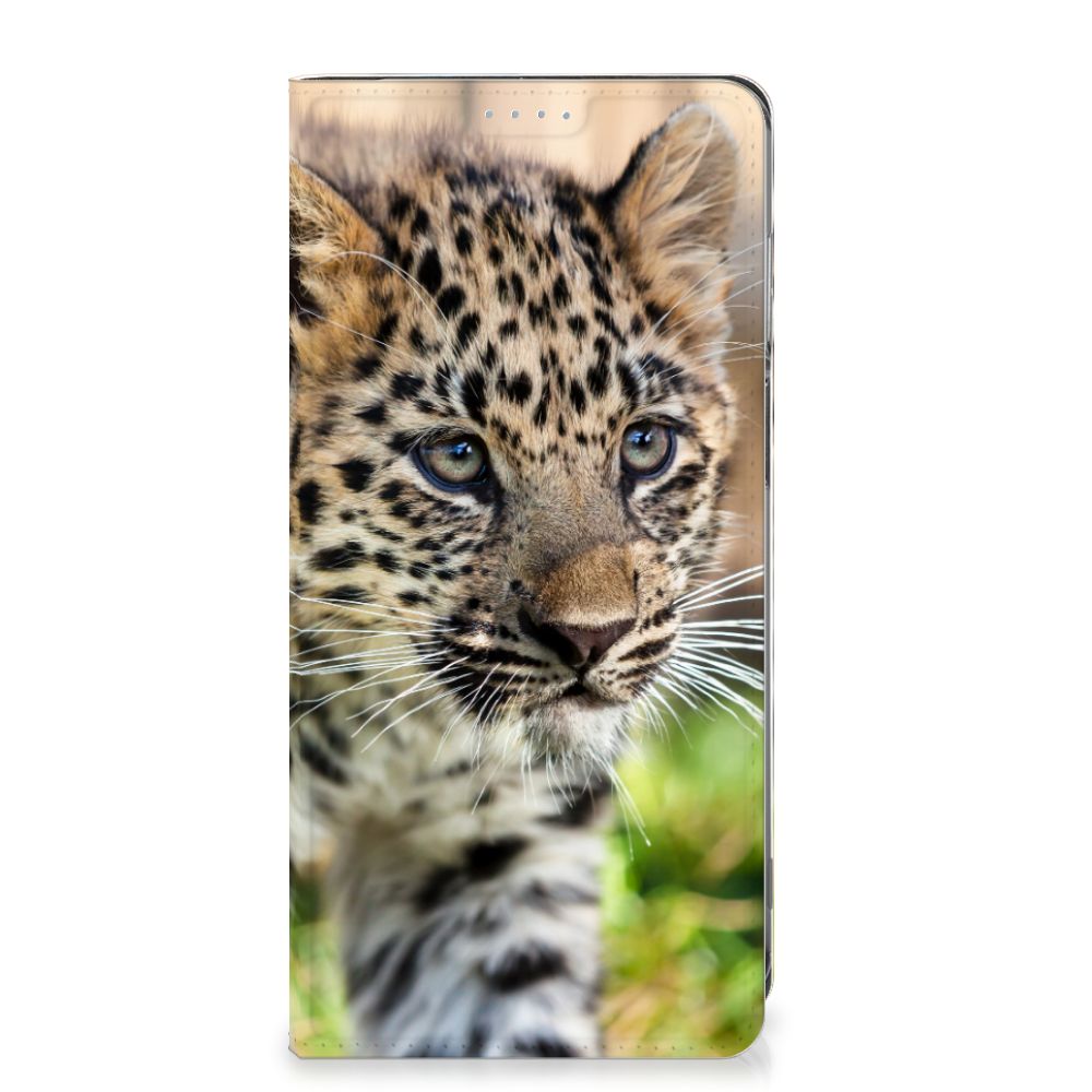 Motorola Moto G62 5G Hoesje maken Baby Luipaard