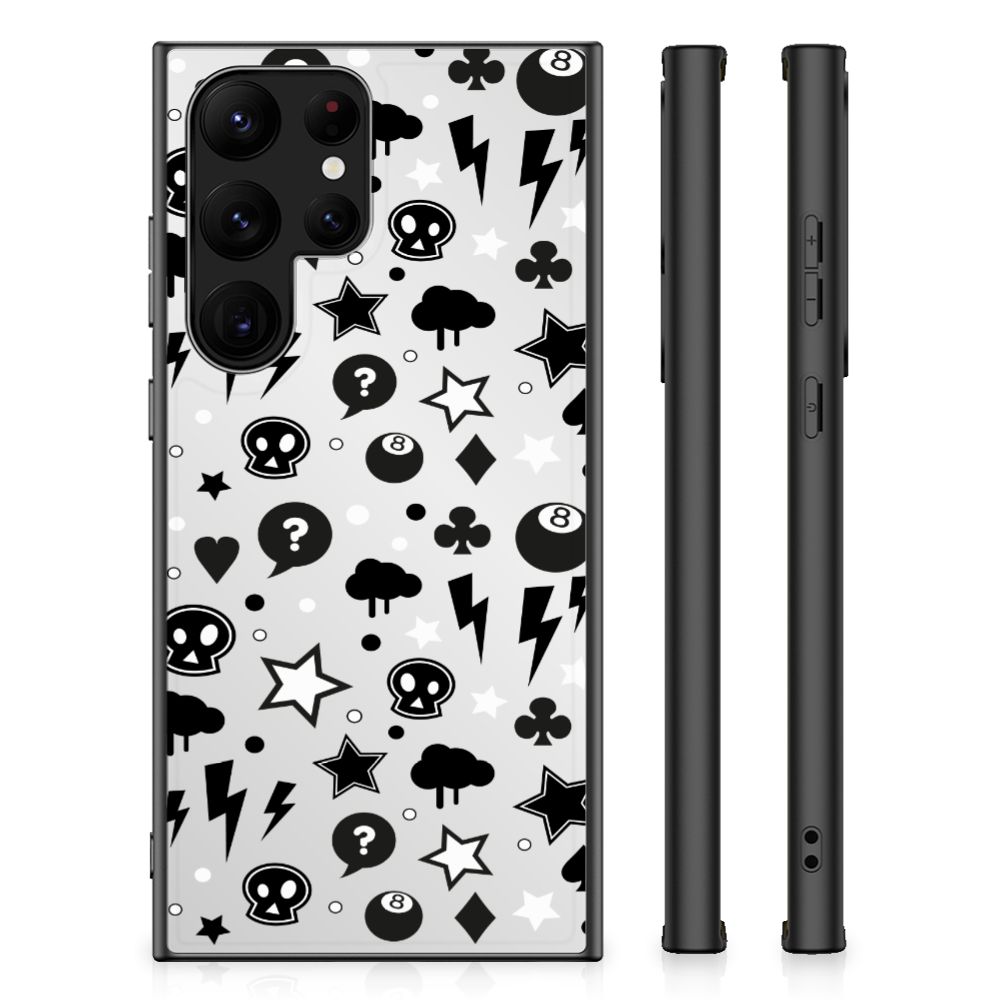 Telefoonhoesje Samsung Galaxy S23 Ultra Silver Punk B2C Telecom