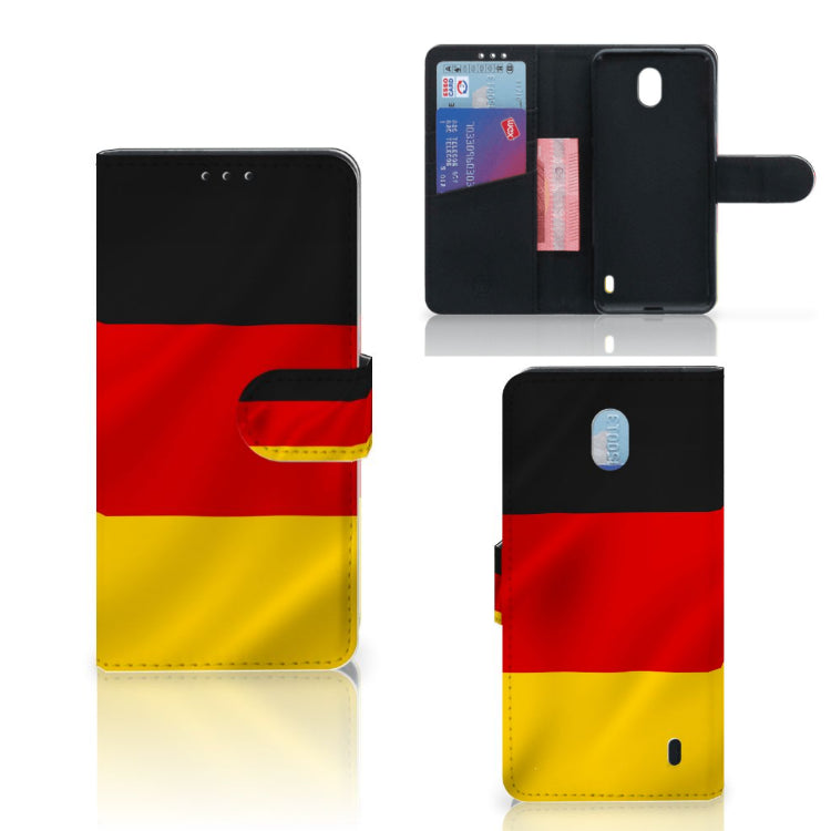 Nokia 1 Plus Bookstyle Case Duitsland