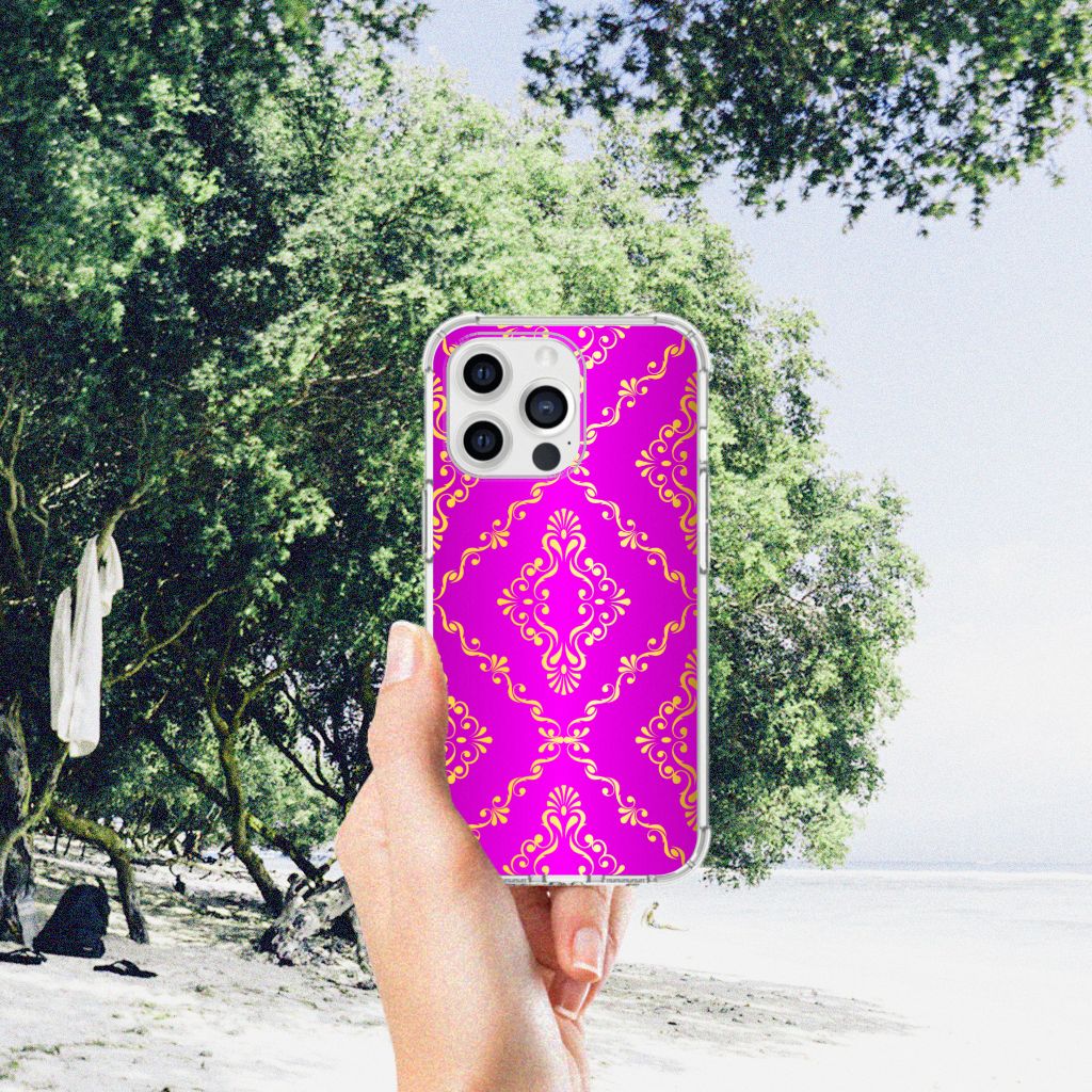 Anti Shock Case iPhone 13 Pro Max Barok Roze - B2C Telecom