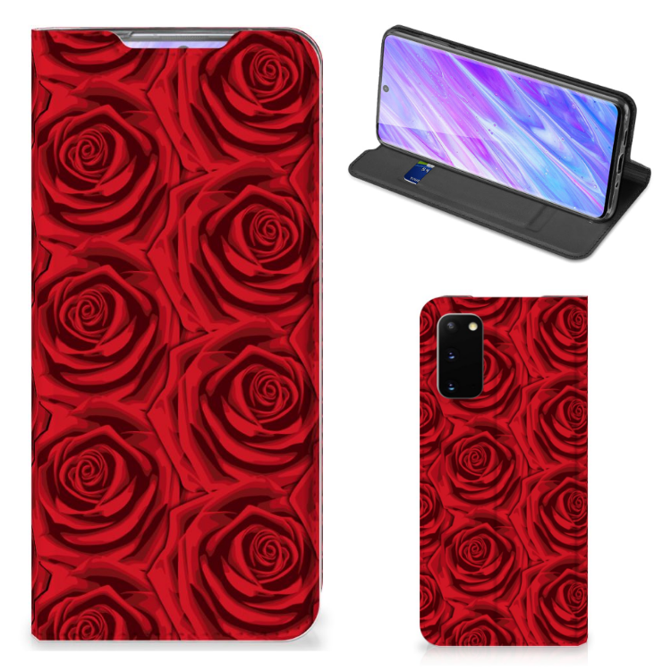Samsung Galaxy S20 Smart Cover Red Roses - B2C Telecom