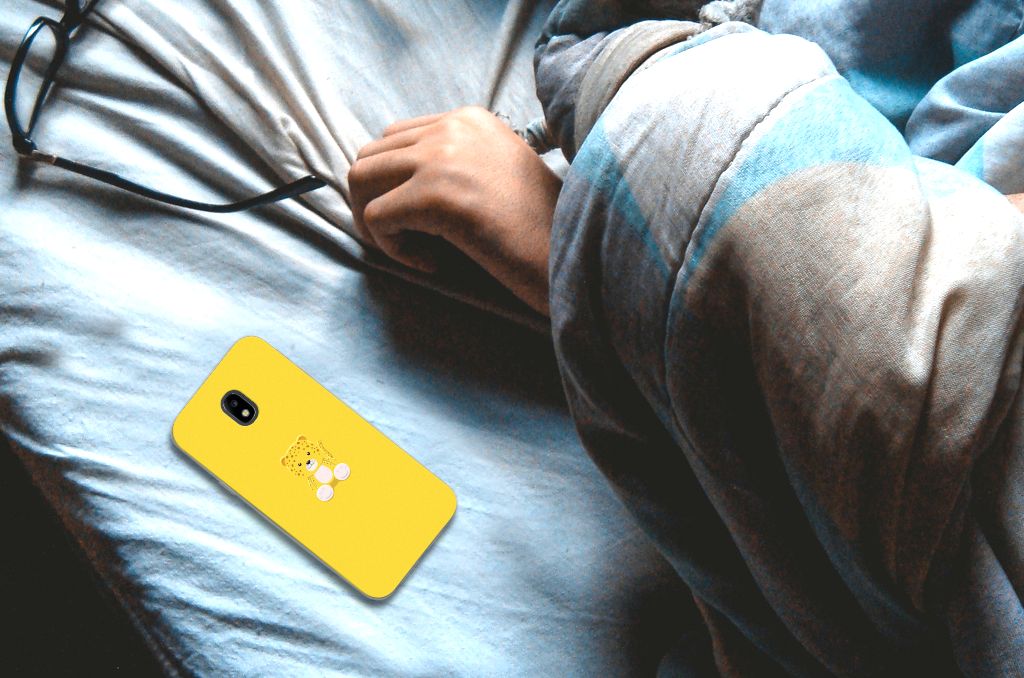 Samsung Galaxy J3 2017 Telefoonhoesje met Naam Baby Leopard