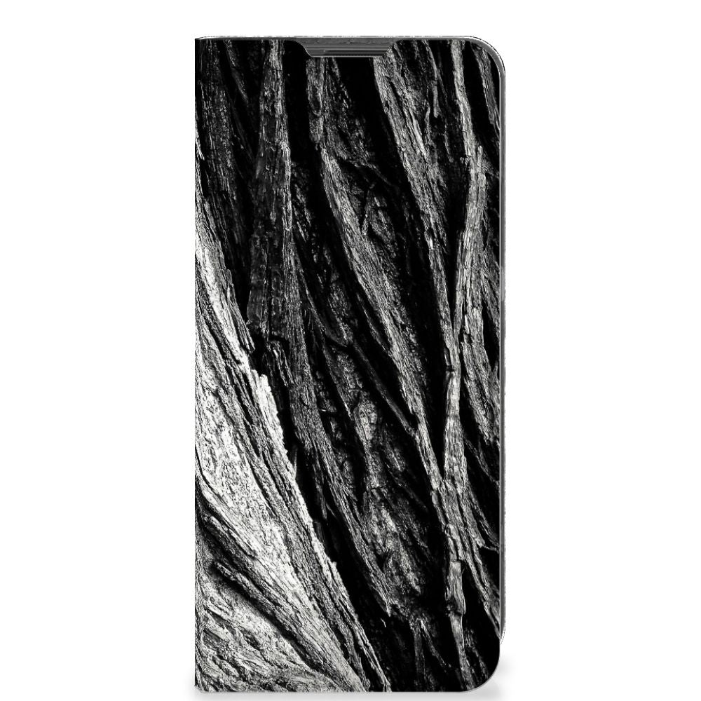 Book Wallet Case OnePlus 10 Pro Boomschors Grijs - B2C Telecom