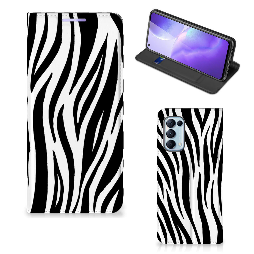 OPPO Find X3 Lite Hoesje maken Zebra