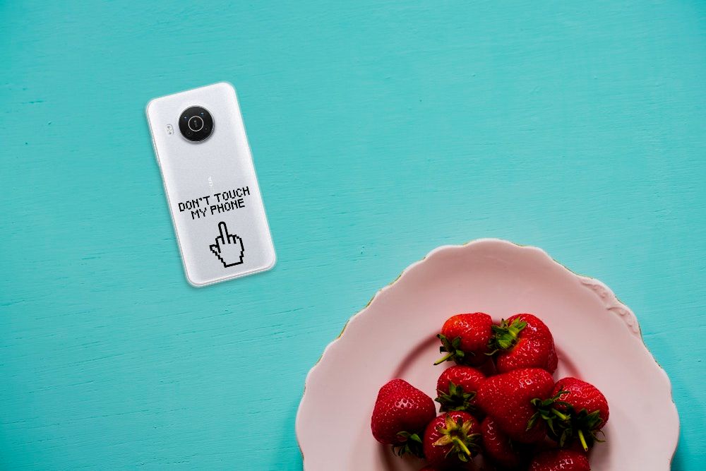Nokia X10 | X20 Silicone-hoesje Finger Don't Touch My Phone B2C Telecom