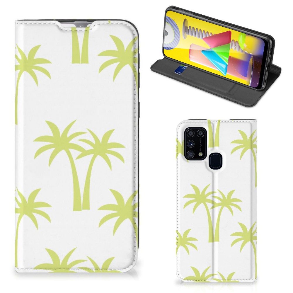 Samsung Galaxy M31 Smart Cover Palmtrees - B2C Telecom