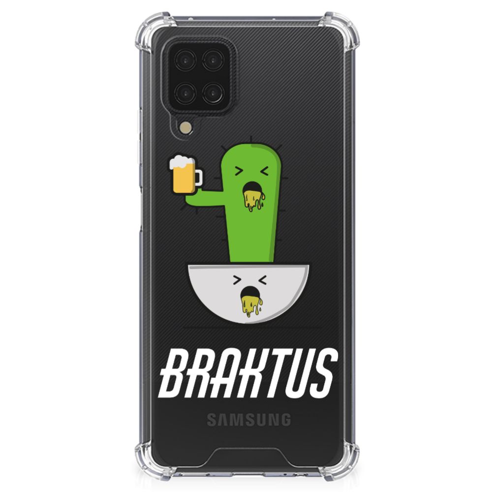 Samsung Galaxy A12 Stevig Bumper Hoesje Braktus - B2C Telecom