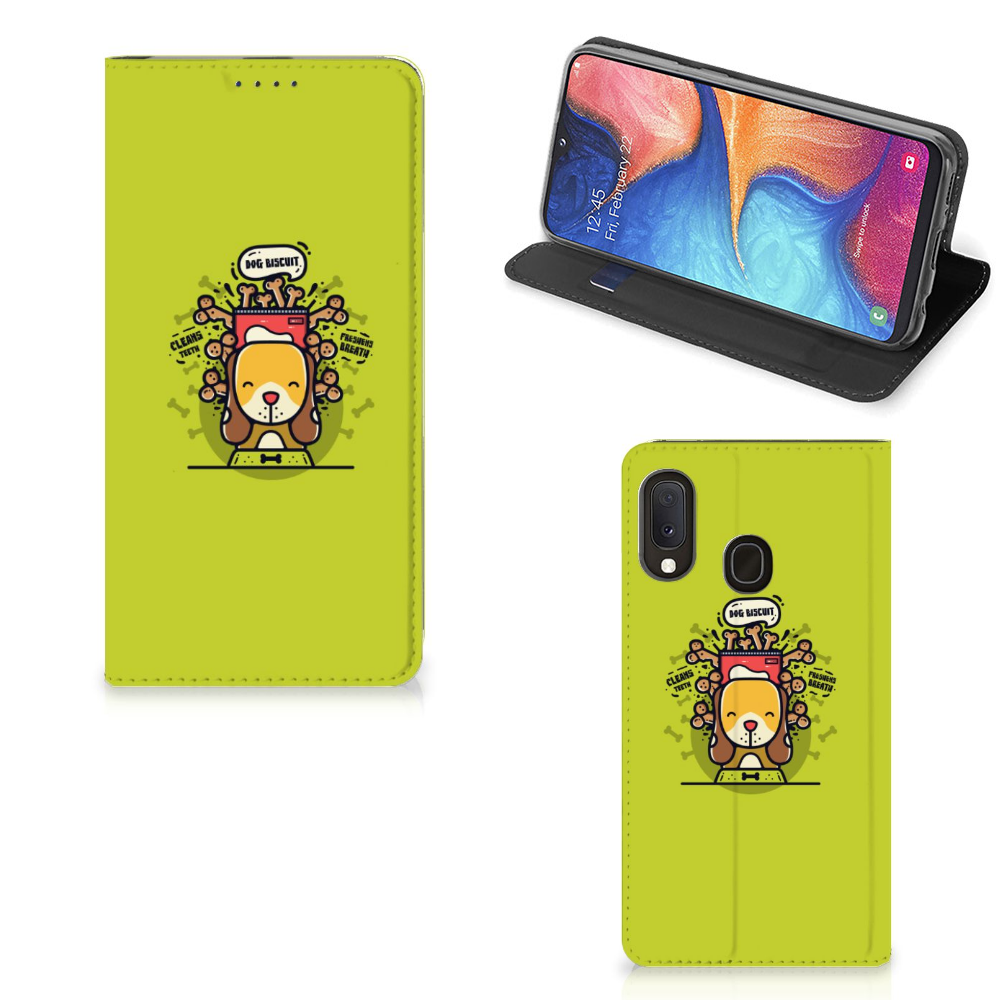 Samsung Galaxy A20e Magnet Case Doggy Biscuit