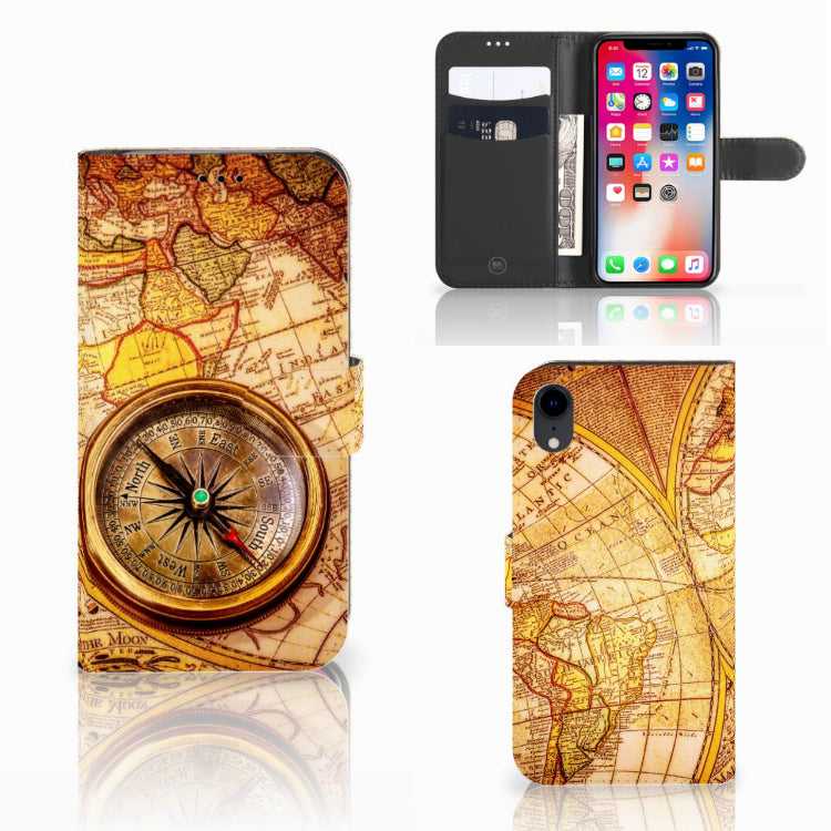 Apple iPhone Xr Flip Cover Kompas