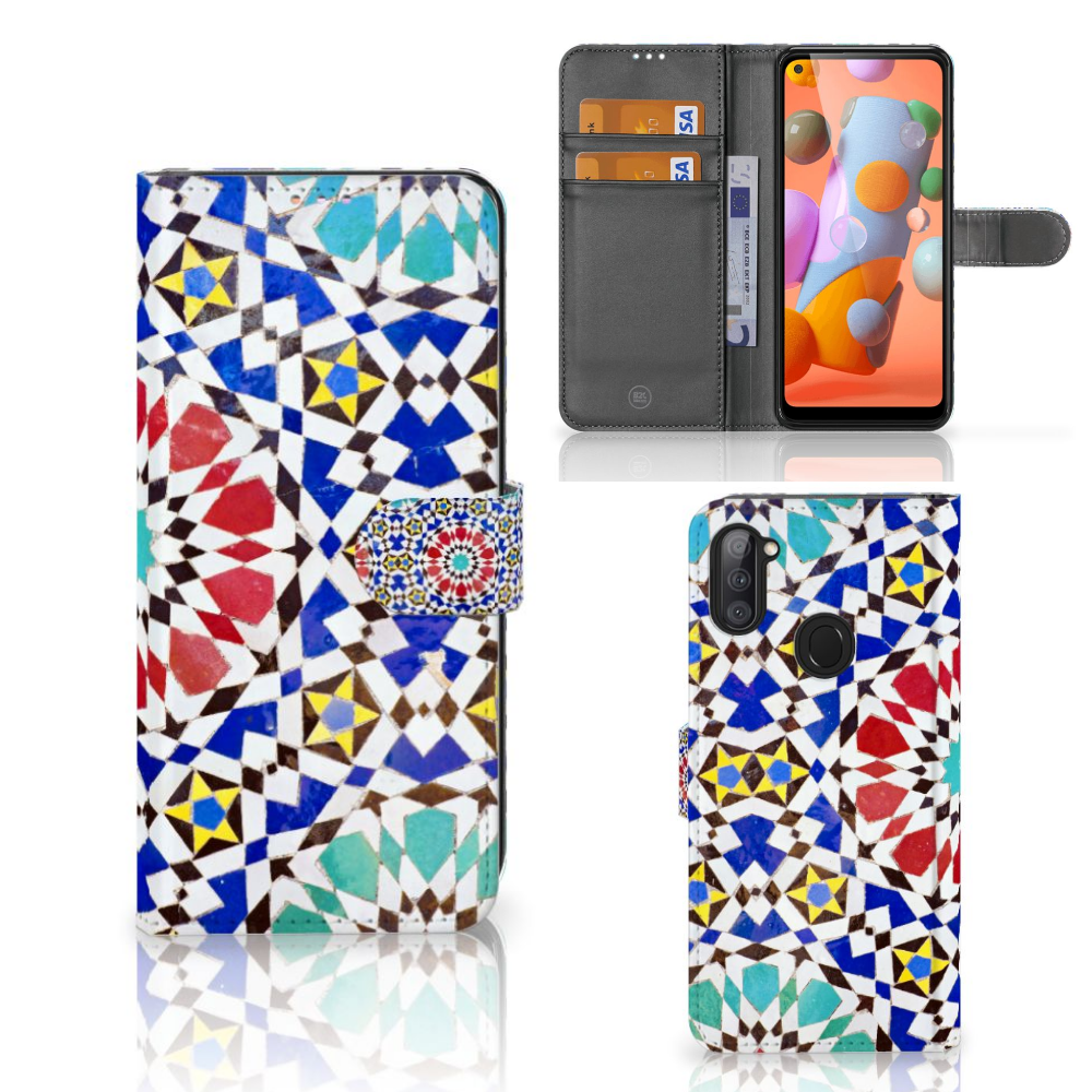 Samsung Galaxy M11 | A11 Bookcase Mozaïek
