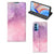 Bookcase OPPO Reno4 Pro 5G Pink Purple Paint