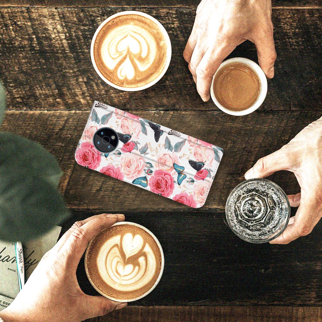 Nokia G50 Smart Cover Butterfly Roses - B2C Telecom