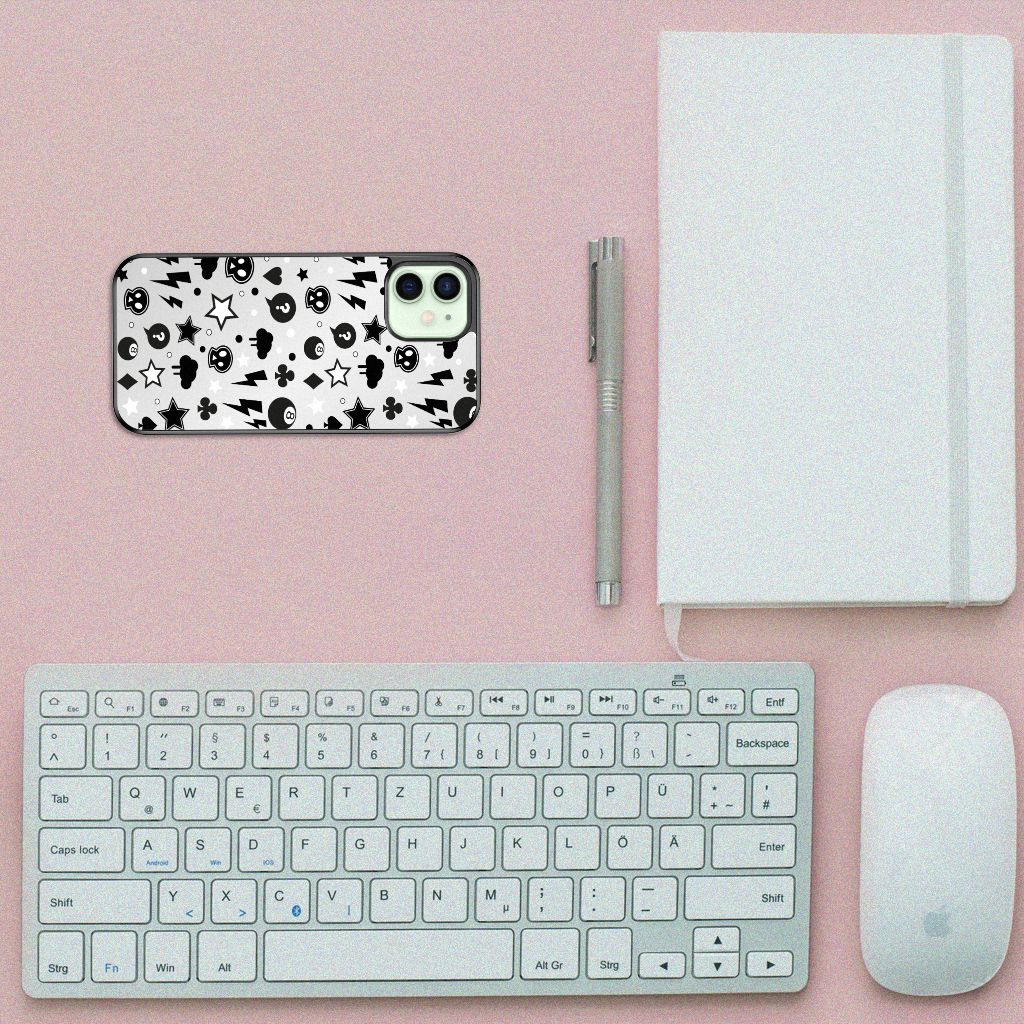 Mobiel Case iPhone 12 Mini Silver Punk B2C Telecom