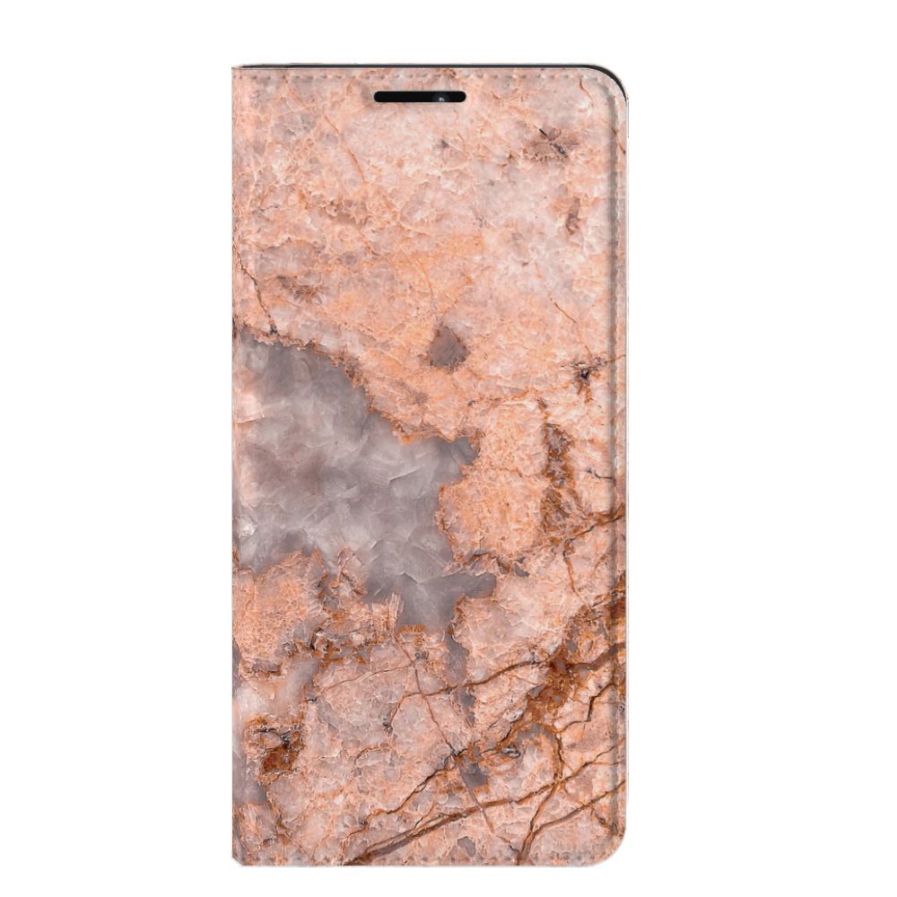 Motorola Edge 20 Pro Standcase Marmer Oranje - B2C Telecom