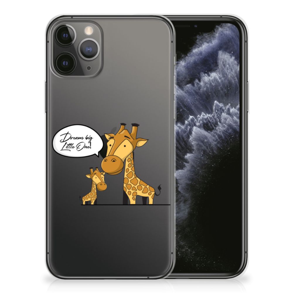 Apple iPhone 11 Pro Telefoonhoesje met Naam Giraffe