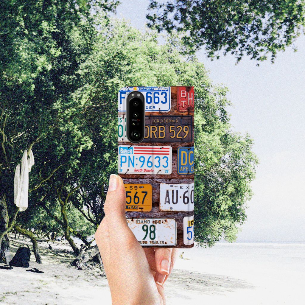 Sony Xperia 5 III Stand Case Kentekenplaten - B2C Telecom