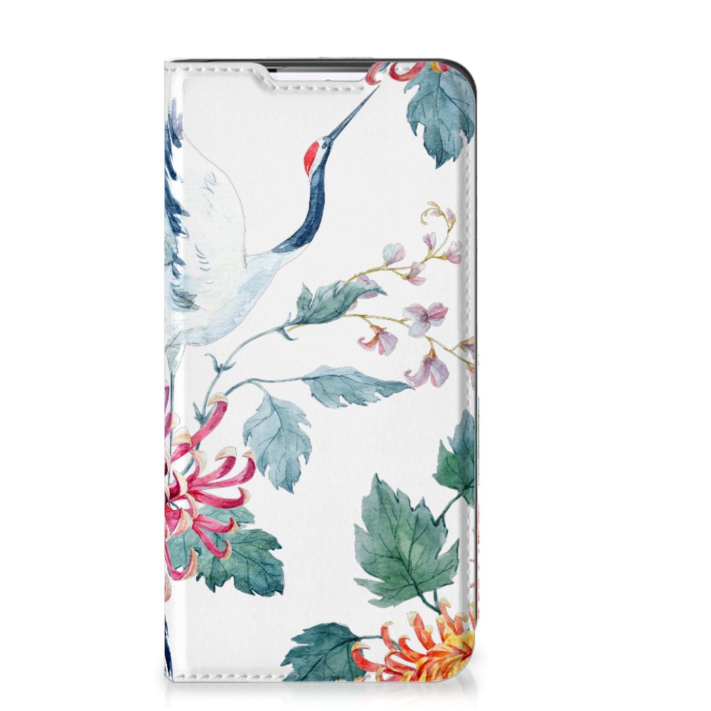 Samsung Galaxy S22 Hoesje maken Bird Flowers - B2C Telecom